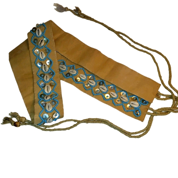Vintage Sea Shell/Beads belt - Picture 1 of 2